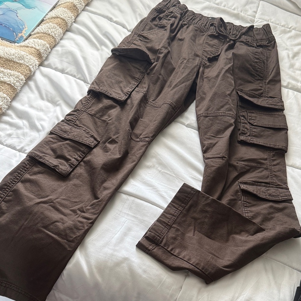 Hollister Men's Brown Cargo Pants